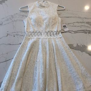 NWT White Lace Cocktail Dress